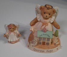2 pc Cherished Teddies 114108 GUARDIAN ANGEL Guard Me From Above, with Love 2003