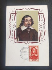 Carte Maximum Premier Jour N° 1068 Samuel Champlain Voyageur Obl Brouage 1956