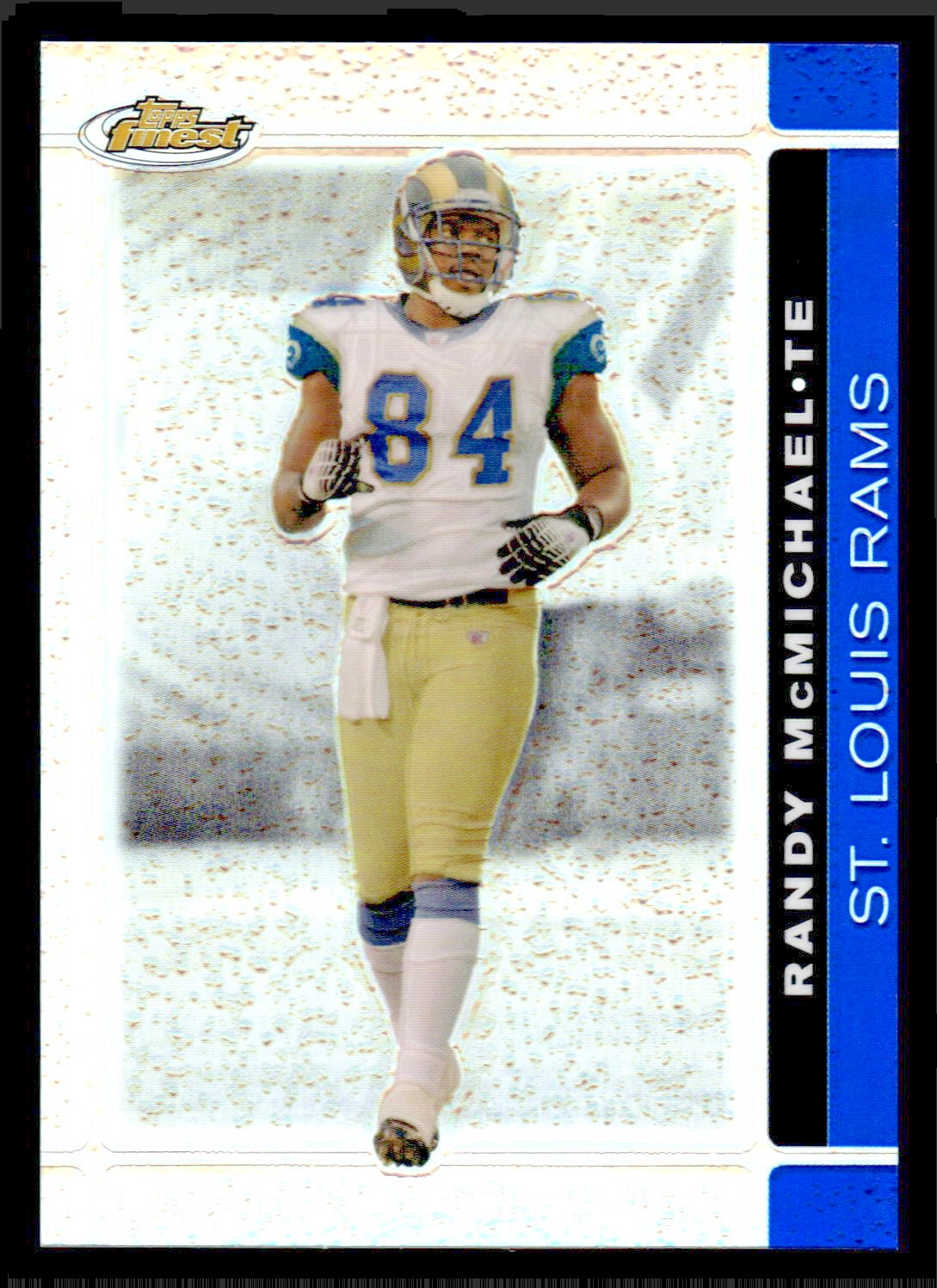 2007 Topps Finest Randy McMichael Blue Refractor #88 -/299 - St. Louis Rams