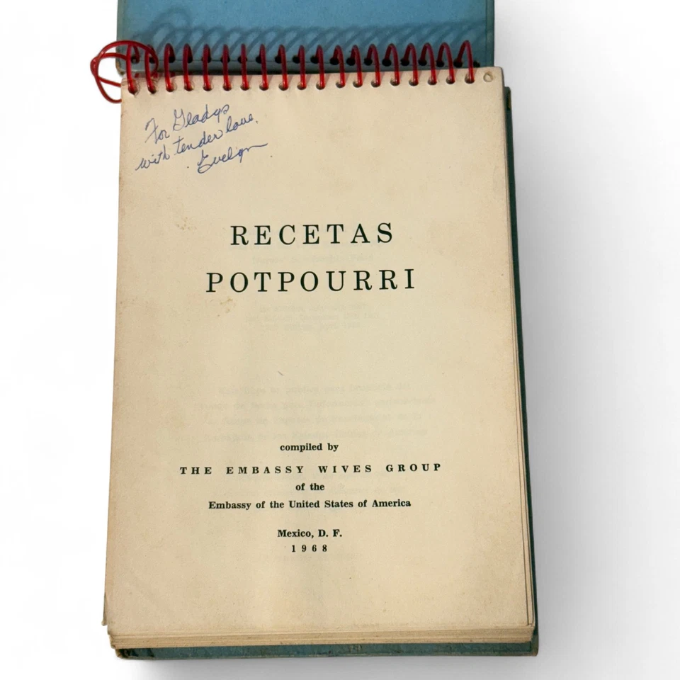 Recetas Potpourri Vintage Mexican Cookbook Spiral Bound - Image 2 of 4