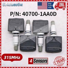 Set Of 4pcs Tpms Tire Pressure Sensor For Nissan Altima Armada Cube 40700-1aa0d
