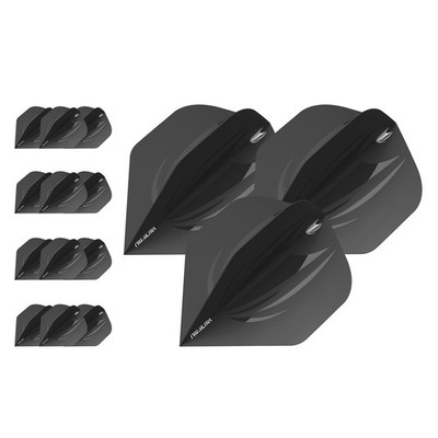 Target Darts 5 x Sets ID Pro. Ultra Black No.2 Dart Flights - insgesamt 15