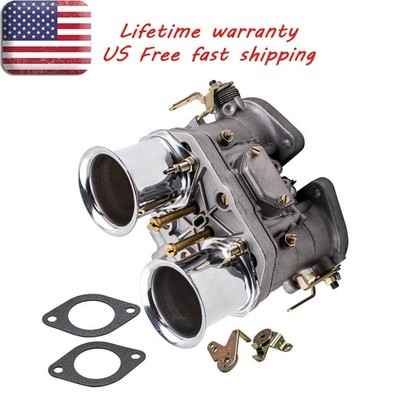 2 Barrel 44IDF Carburetor Carb w/ Air Horn & Gasket for VW Beetle / for Porsche