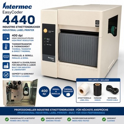 Intermec EasyCoder 4440 Etikettendrucker 400dpi Thermotransfer geprüft