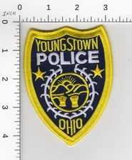 YOUNGSTOWN ^^  OHIO --- COLLECTIBLE POLICE EMBROIDERED PATCH