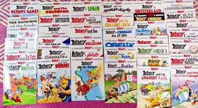ASTERIX The Complete Asterix Book Box Of 39 Set by Rene Goscinny & Albert Uderzo