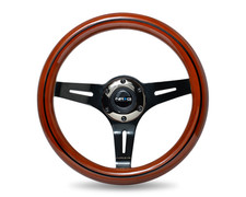 Nrg Classic Dark Wood Grain Wheel Black Line Inlay 310mm 3 Spoke Center Black Nrg Classic Dark Wood Grain Wheel Black Line Inlay 310mm 3 Spoke Center Black