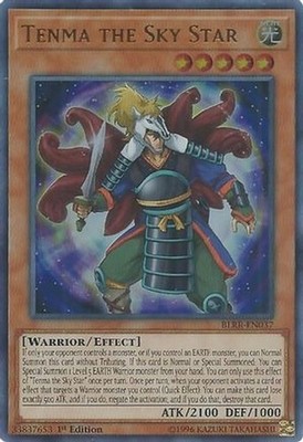 Yugioh - Tenma the Sky Star (Ultra Rare) (1st Edition) - BLRR-EN037 (P)