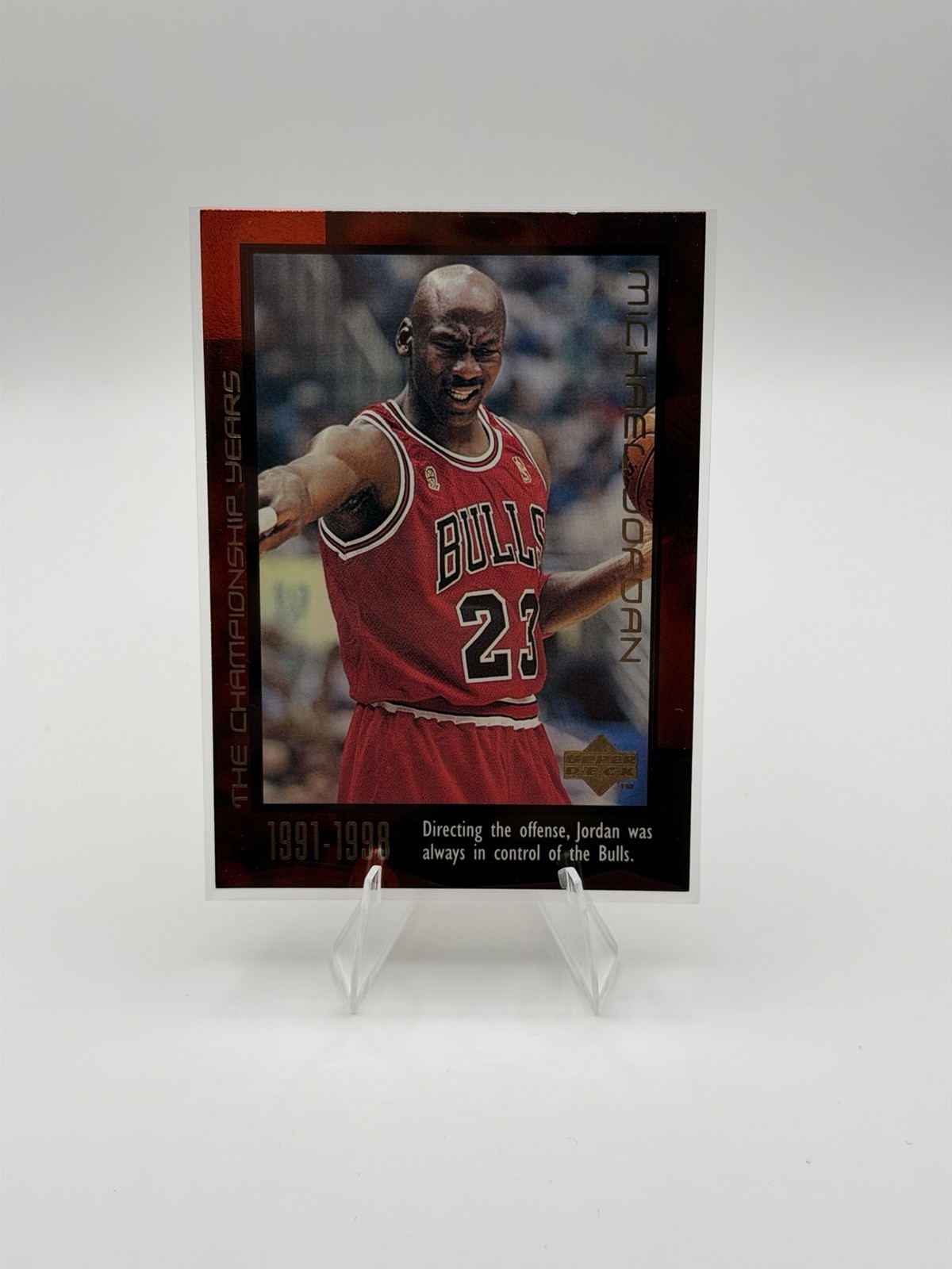 Upper Deck The Championship Years Michael Jordan #31 Chicago Bulls Card