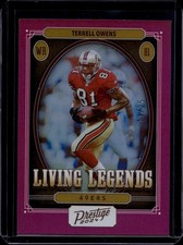2024 Panini Prestige #LL-TOS Terrell Owens Living Legends Pink #/25