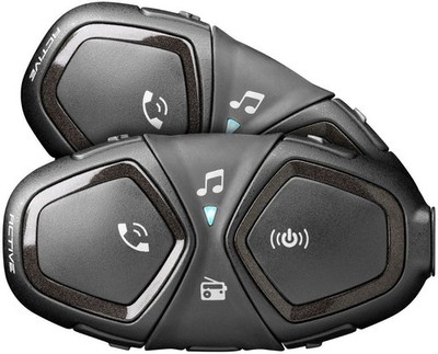 Intercom Double Twin Pack Cellularline Active Bluetooth Universal