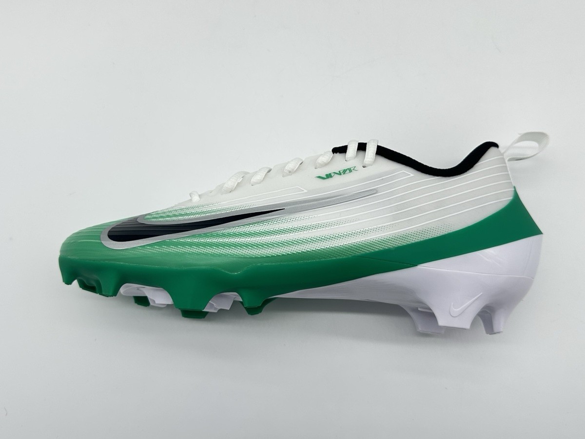 Nike Vapor Speed 3 Men's Size 9 White Green Football Cleats HM8849