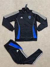 Adidas Mens Jude Bellingham Training Tracksuit Jacket Pants Set Black