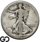 1921-S Walking Liberty Half Dollar, Better Date San Francisco Issue