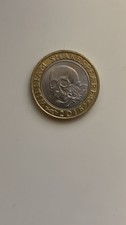 UK £2 Two Pounds Coin 2016 William Shakespeare Skull & Rose Design