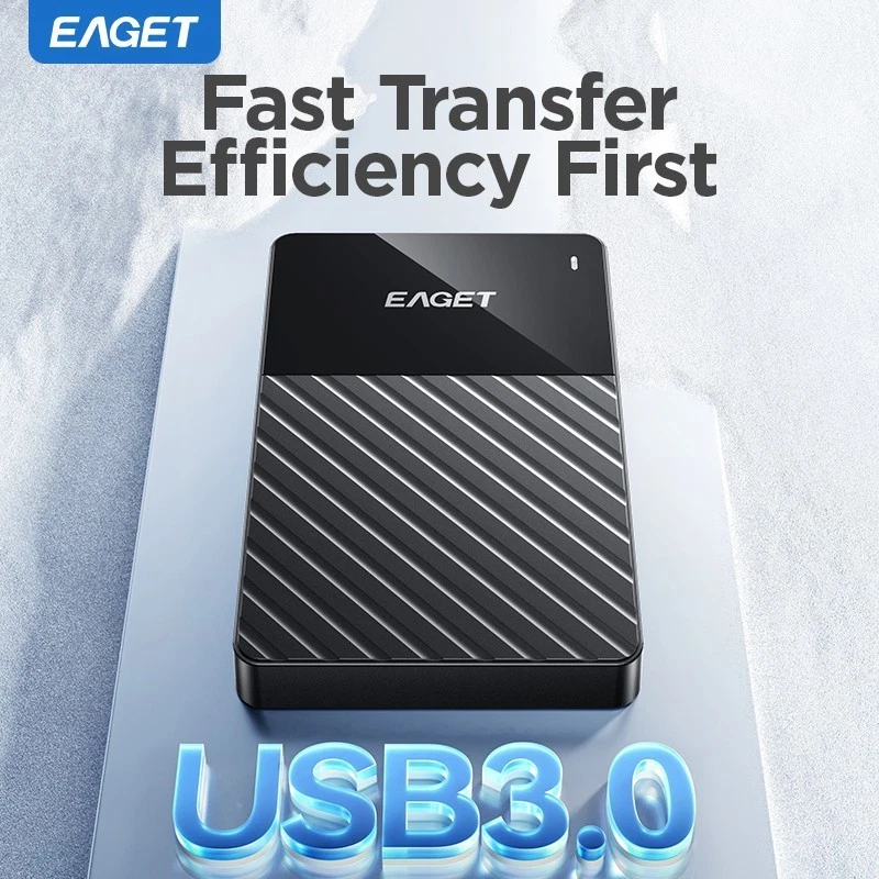 EAGET 2.5'' USB 3.0 Muti-color Portable Hard Drive 5Gbps External HDD for PC/Lap - Image 2 of 4
