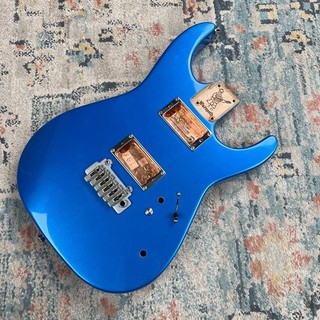 Corpo chitarra elettrica Warmoth Dinky Style con Wilkinson Trem blu metallizzato 1 di 2