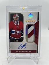 2019-20 Cayden Primeau Ultimate Rookie Auto Patch Debut Threads /99
