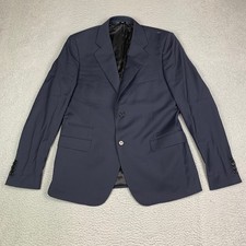 STELLA MCCARTNEY Blazer Jacket Mens 52 IT Navy Blue Wool Made in Italy