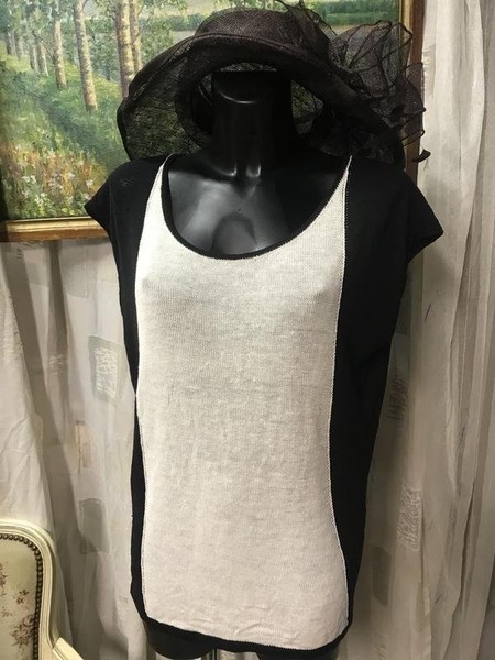 Women Armani Exchange Shirt Black Linen 36 / S /