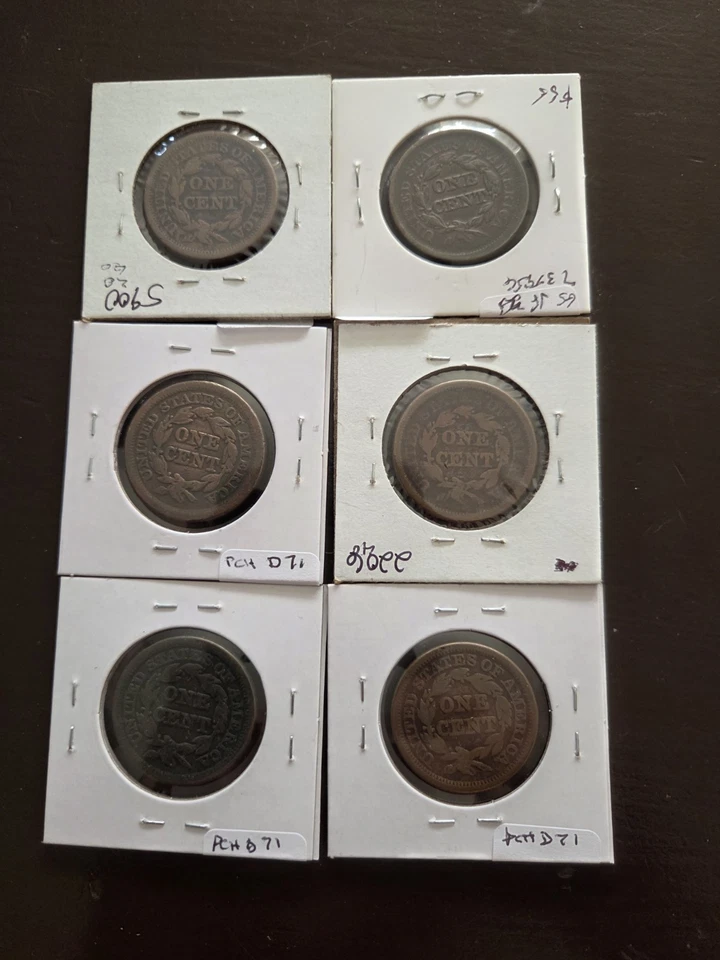 1847-1852 BRAIDED HAIR LARGE CENT IN CIRCULATED CONDITION, VERY FINE /EX.FINE - Image 2 of 4