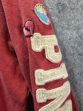 PINK Hoodie Sweatshirt Raised Spellout 86 Vintage Y2K Victoria's Secret See Pics