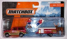Matchbox Vacation Day Hitch N Haul Jeep Cherokee Pop Up Camper Trailer Elk - New Matchbox Vacation Day Hitch N Haul Jeep Cherokee Pop Up Camper Trailer Elk - New