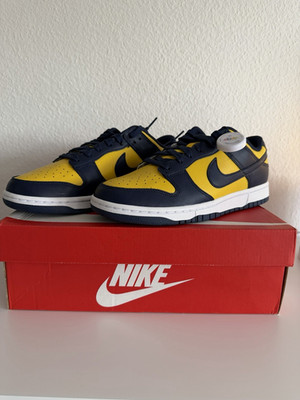 Nike Dunk Low Retro Varsity Maize/Midnight Navy Herren EU 42,5 DD1391-700
