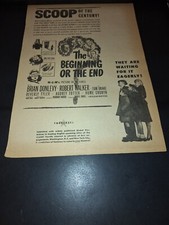 The Beginning Or The End Rare Original 1947 Promo Poster Ad Framed!