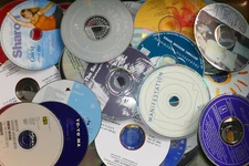 100 CD DVD Bulk Loose Lot - Wholesale - Arts & Crafts - No Cases or Inserts