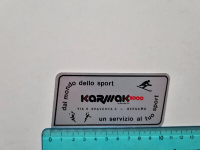 KARWAK STICKER 2000 BERGAMO SPORT STICKER VINTAGE 80s ORIGINAL