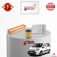 Inspektionskit Filter Citroen Berlingo II 1.6 66KW 90CV Von 2010->