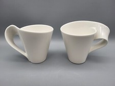 Vilroy & Boch New Wave Caffe Coffee Mugs White Modern Sleek