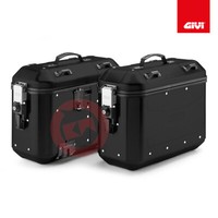 Paar Seitentaschen 36L Aluminium Givi Monokey Trekker Dolomiti Schwarz DLMK36B