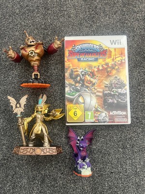 Skylanders Nintendo WII KONVOLUT RESTPOSTEN SUPERCHARGERS RACING / FIGUREN 