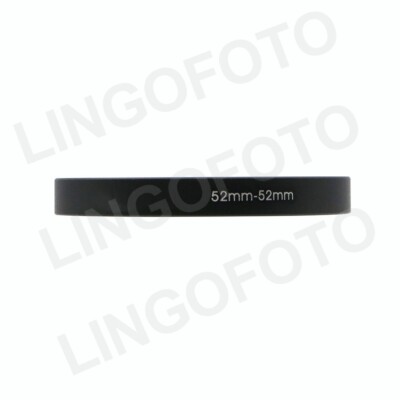 Female to Female 52mm-52mm 52-52 Double Lens Coupling Reverse Macro Ring Adapte