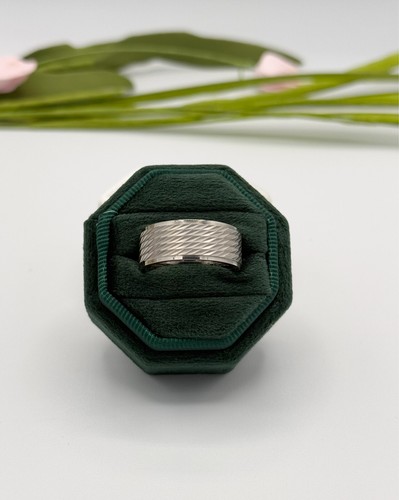 Stainless Steel Chisel Men's Ring