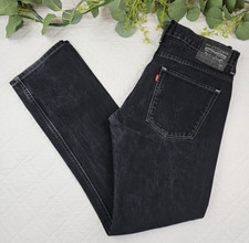 Levi's 511 Skinny Black Denim Jeans 33 x 32
