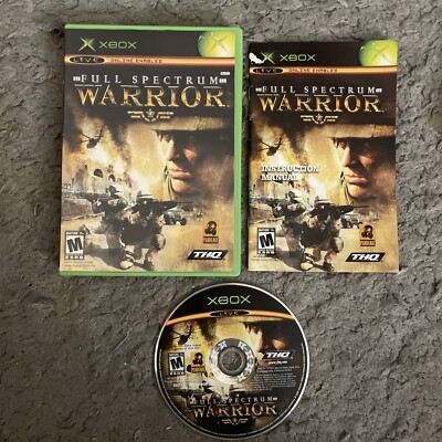 Full Spectrum Warrior (Microsoft Xbox) CIB Complete Tested