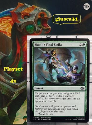 Playset - 4x Huartli`s Final Strike - Common -The Lost Caverns of Ixalan - EN/NM