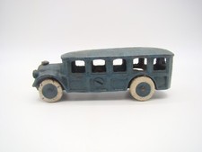 ANTIQUE ARCADE CAST IRON TOYS - 1930 - BUS - 4,5" - BUS EN FONTE - JOUET ANCIEN