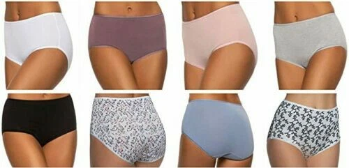 Felina Ladies' Cotton Stretch Brief or Hi Cut   4 or 5 or  6 or  7  or 8 pack - Image 3 of 4