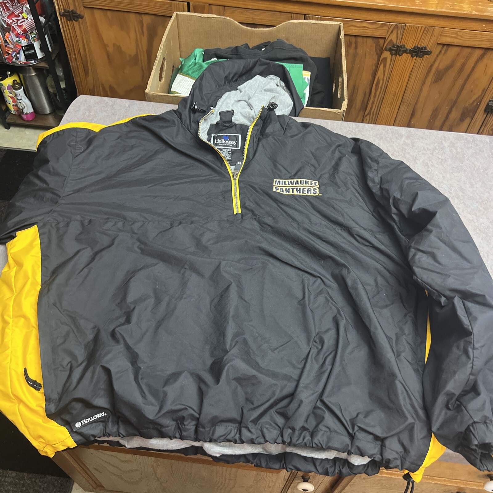 🔥 UW Milwaukee Panthers Basketball Men's Wisconsin SZ XXL NCAA Jacket Vintage