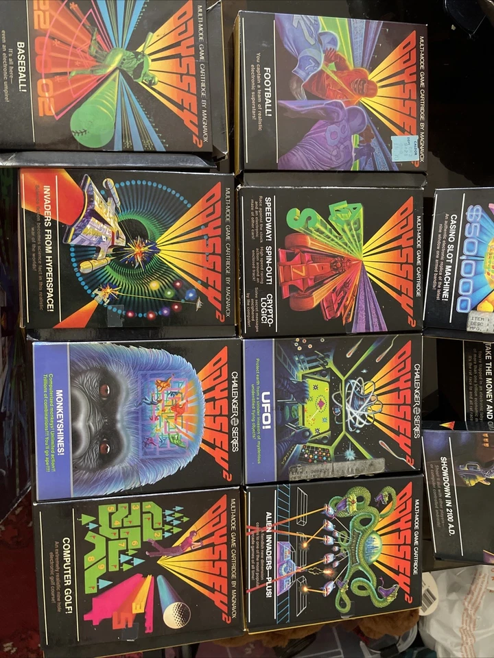 Vtg Lot of 11 In Box Magnavox Odyssey 2 Video Game All With Boxes And Guides ✅ - Image 2 of 3