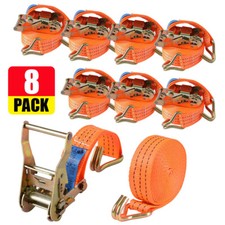 8-STK,Spanngurte mit Ratsche und Haken 40mm 6m 3000kg TÜV GS Ratschengurte 3T DE