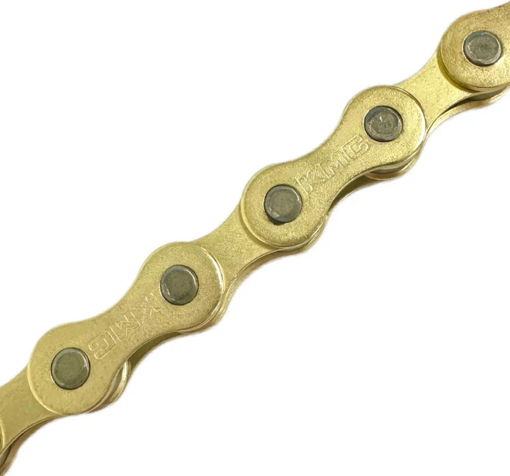 KMC ALTALINE Single Speed BIKE GOLD Chain 1/2 x1/8 x112 LINKS