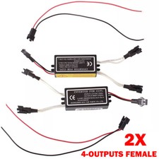2x Spare Inverter Ballast For Ccfl Angel Eyes Halo Rings Kit 4-outputs Female