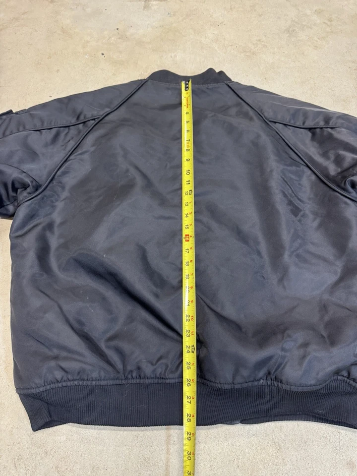 Chaqueta Southpole Para Hombres Grande Negra Hip Hop Urbana Streetwear Puffer Bomber y2k Foto 4 de 4