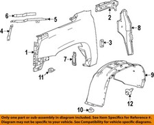 GM OEM 15-20 Escalade ESV Fender Fender Components-Fender Brace 23115310