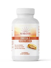 Omega 3 Fish Oil, Boost Immunity System & Helps Joint Flexibility - 60 Softgel